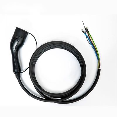 11kW الاتحاد الأوروبي Standard Type2 EV شاحن شحن التوصيل 16A / 3 مراحل كابل شاحن السيارة الكهربائية AC 480V