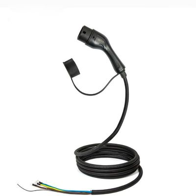 11kW الاتحاد الأوروبي Standard Type2 EV شاحن شحن التوصيل 16A / 3 مراحل كابل شاحن السيارة الكهربائية AC 480V
