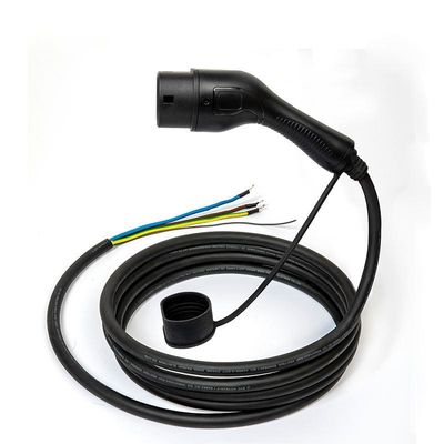 11kW الاتحاد الأوروبي Standard Type2 EV شاحن شحن التوصيل 16A / 3 مراحل كابل شاحن السيارة الكهربائية AC 480V