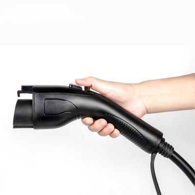 كابل شاحن السيارة الكهربائية AC 110V-240V 48Amp ، كابل شحن 11kW EV من النوع 1