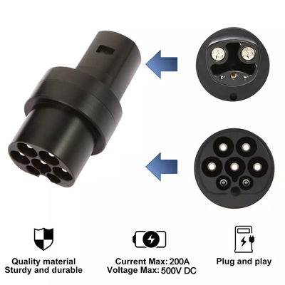 اكتب 2 إلى Tesla Electric Vehicle Charging Adapter DC 500V Tesla Charging Connector
