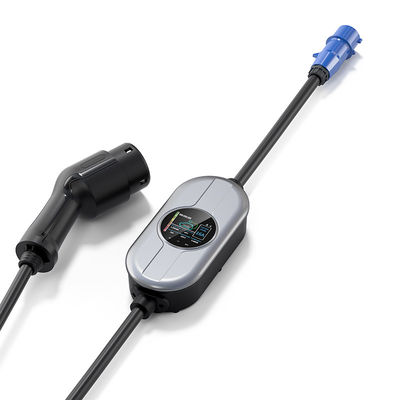 Type2 AC 250V EV شاحن للسيارة الكهربائية 16A Adjusement Current Charging Pile
