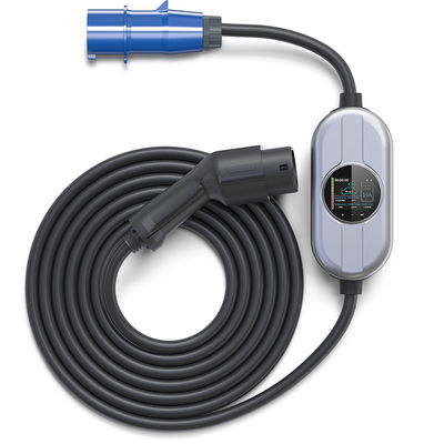 Type2 AC 250V EV شاحن للسيارة الكهربائية 16A Adjusement Current Charging Pile
