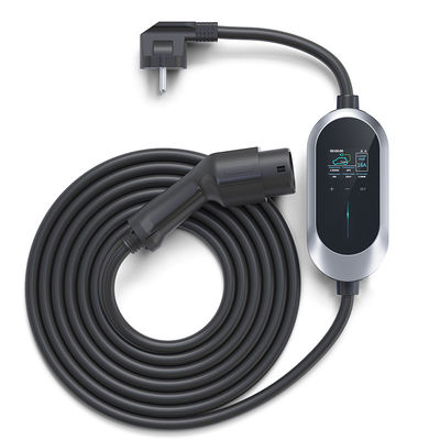 16A Home EU Portable EV Cahrger محطة شحن كهربائية ذكية للمركبة السريعة CE ، RoHS ، IP65