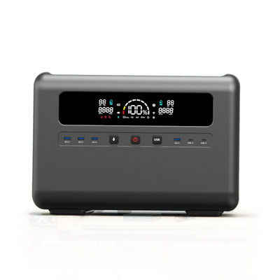 2400W LiFePO4 بطارية مولد للطاقة الشمسية AC / DC الناتج محطة طاقة محمولة 2304Wh للخارج