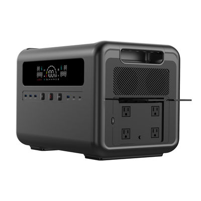 2400W LiFePO4 بطارية مولد للطاقة الشمسية AC / DC الناتج محطة طاقة محمولة 2304Wh للخارج