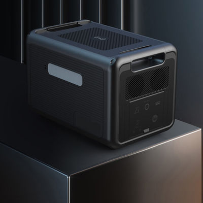 AC 1200W مدخلات محطة طاقة محمولة ، مولد للطاقة الشمسية مع لوحة للطاقة الشمسية شاشة LCD متوفرة