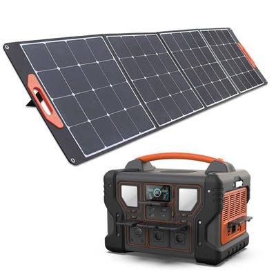 1000W الرئيسية / خارج محطة الطاقة الاحتياطية 1008Wh LiFePO4 بطارية مع لوحة للطاقة الشمسية