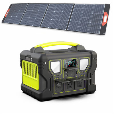 1000W محطة الطاقة المحمولة 999Wh UL Li-Ion Battery Backup Power Supply مع لوحة شمسية