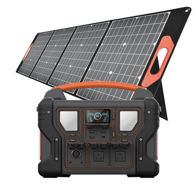 مولد طاقة محمول 300/500/700/1000 وات Solor Power Supply في حالات الطوارئ مزود بشاشة LCD